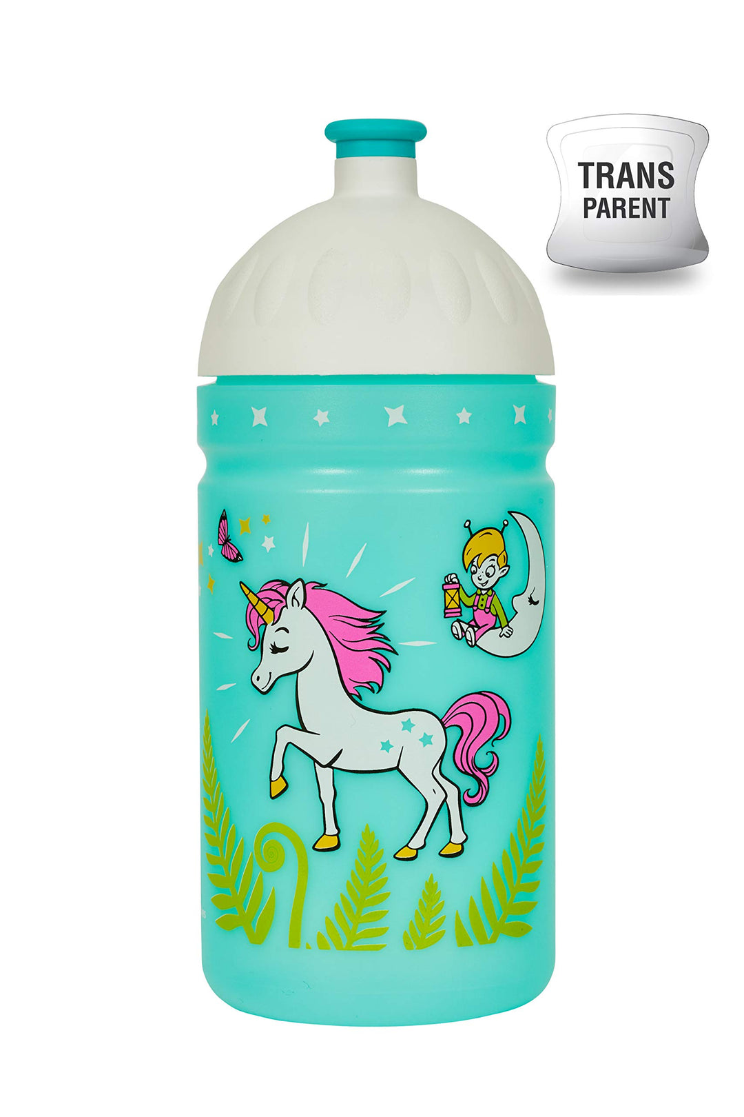 ECO Wasser Flasche 0,5L * Made IN EU* Gesund Flasche® für Kinder, BPA-frei, ohne Phthalate, bruchsic