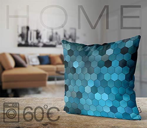 VOID Hexagon Muster Kissenbezug Kissenhülle Sofakissen Kissen Deko Outdoor-Kissen Dekokissen, Kissen