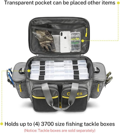 Gonex Angeltasche, Wasserabweisende Aufbewahrungstasche aus Polyestermaterial mit gepolstertem Schul