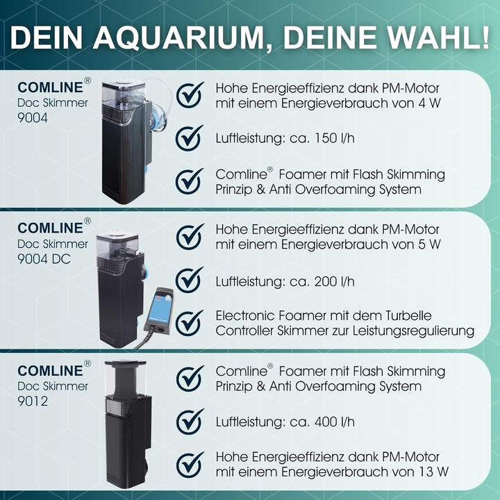 Tunze 9004.000 Doc Skimmer,11 x 9 x 30, 5 cm, Schwarz DOC SKIMMER 9004, DOC SKIMMER 9004