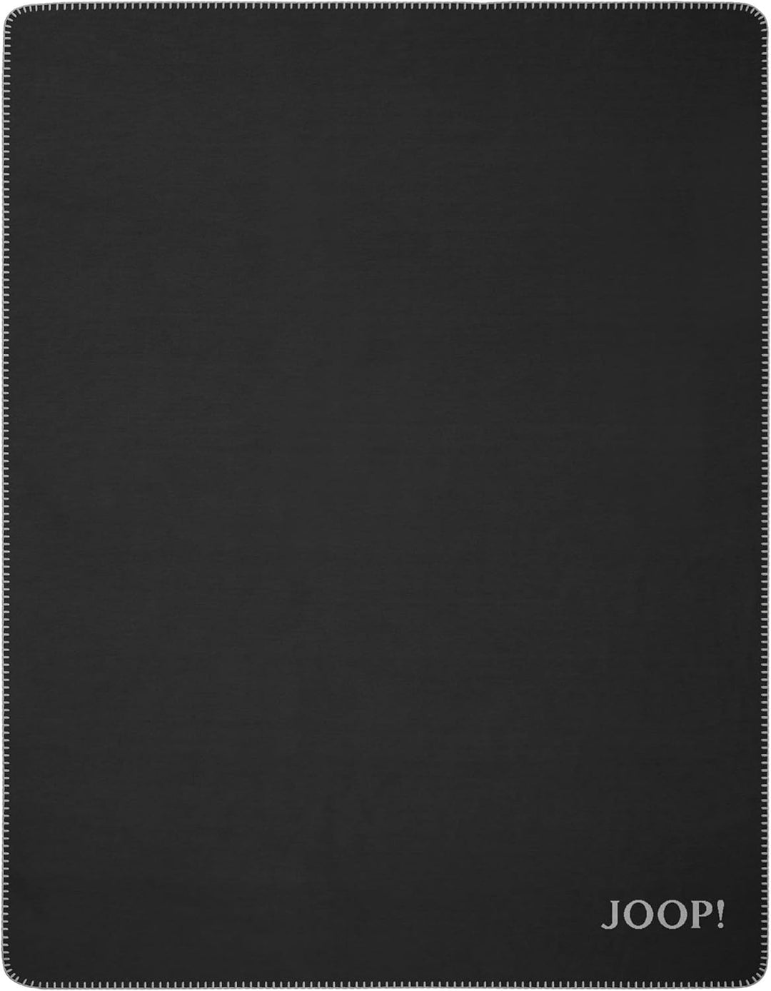 Joop! Wohndecke Uni-Doubleface Baumwollmischung anthrazit Grösse 150x200 cm, 739377 150x200 cm Anthr