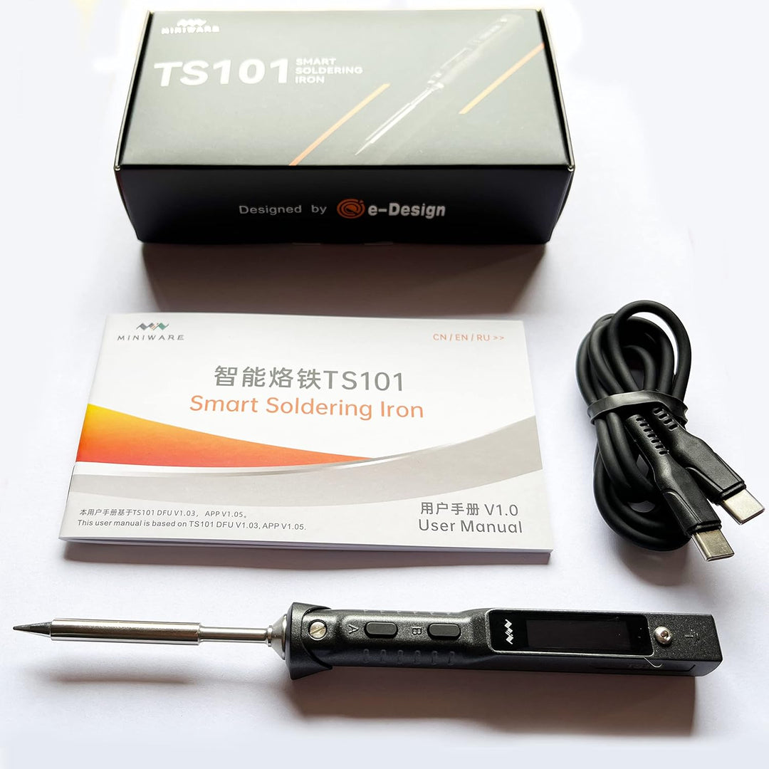 CROSS MARS Original TS101 Lötkolben Upgrade von TS100 Portable Digital OLED Temperatur Einstellbare