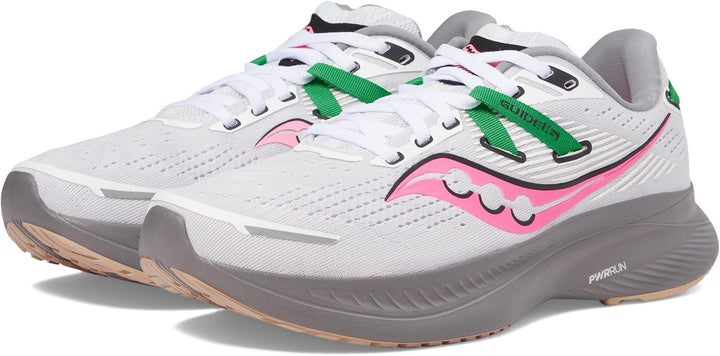 Saucony Damen Guide 16 Sneaker 36 EU 85 White Gravel, 36 EU 85 White Gravel