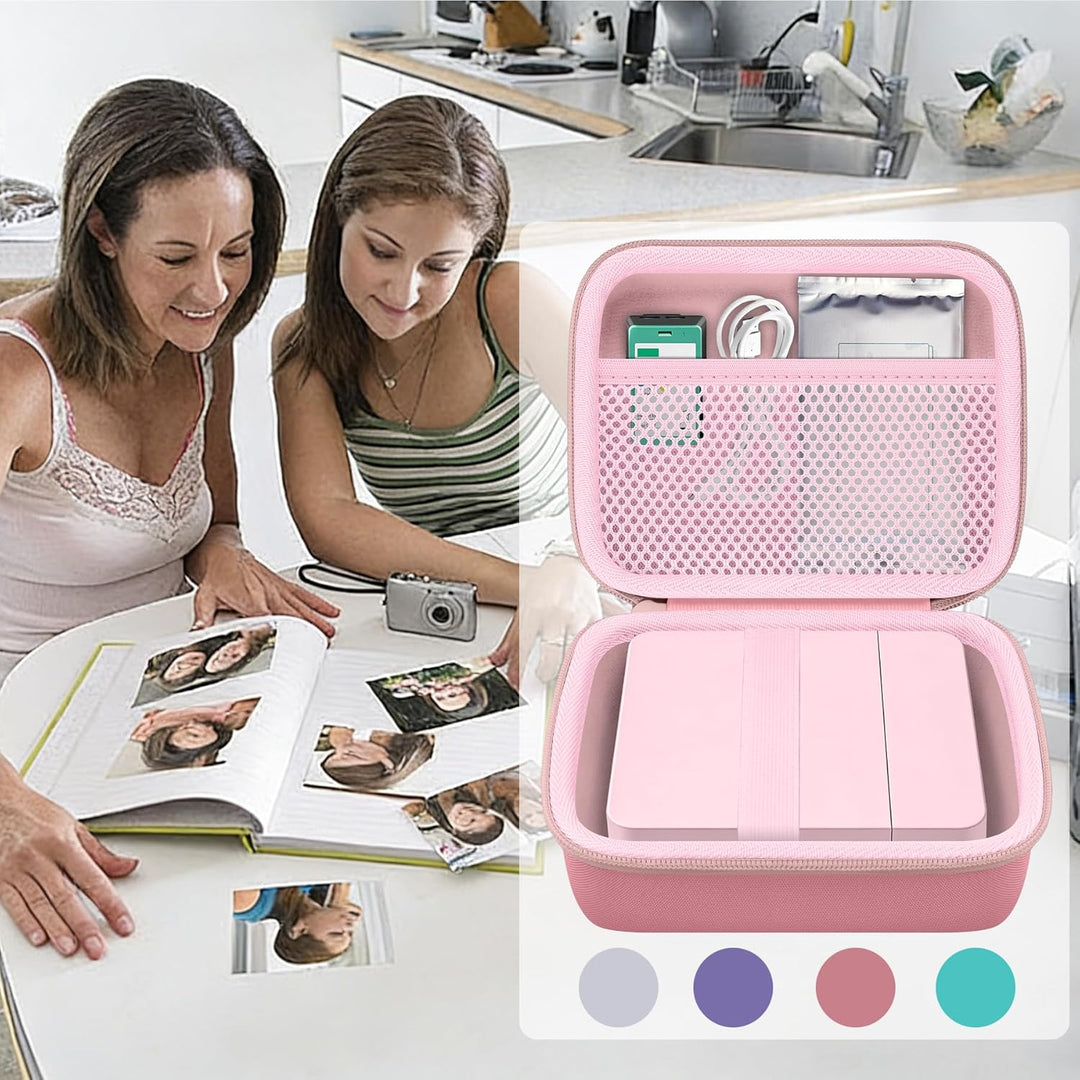 Khanka Hülle für Nelko Fotodrucker PP01 Farbe Tragbarer Mini Fotodrucker, Tragetasche mit Netzfach f