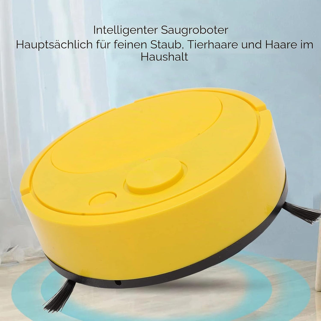 Roboter Staubsauger, USB Lade Mini Smart Kehrroboter, Wischroboter Staubsauger für Holzböden, Fliese