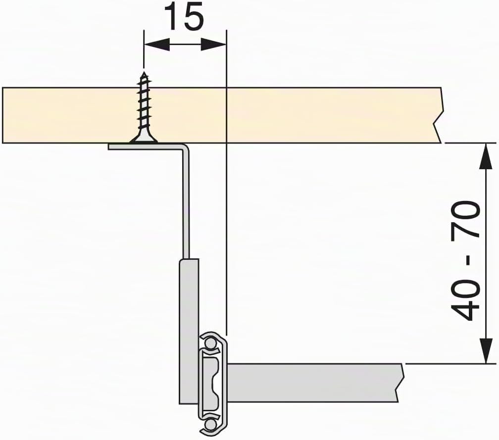 Emuca 4193121 3196621 Ausziehbare Tastaturablage mit zusätzlicher Einlage für die Maus, Grau