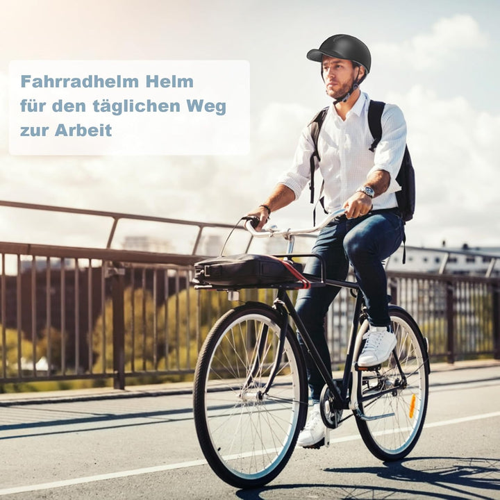 Shinmax Fahrradhelm für Damen und Herren, Einstellbarer Helm mit Visier &amp; Sonnenschutz, Leicht &amp; Bel