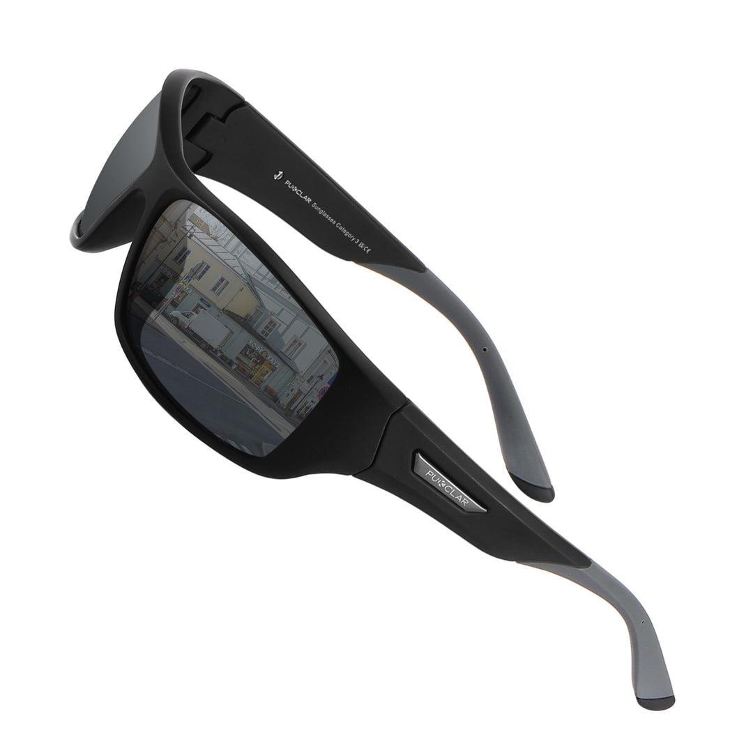 PUKCLAR Herren Sonnenbrille Polarisierte Sportbrille Radsportbrillen Fahrerbrille Damen UV400 Schutz