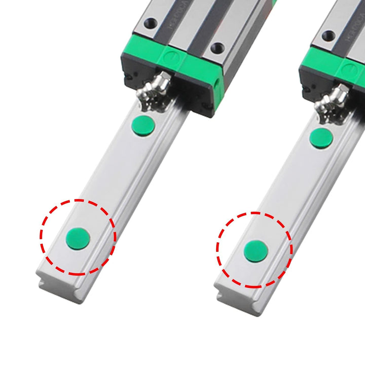 CNCMANS Linearführung Set 2PCS HGR20-200mm Linearführungsschiene mit Gleitblock + SFU1605-250mm Kuge