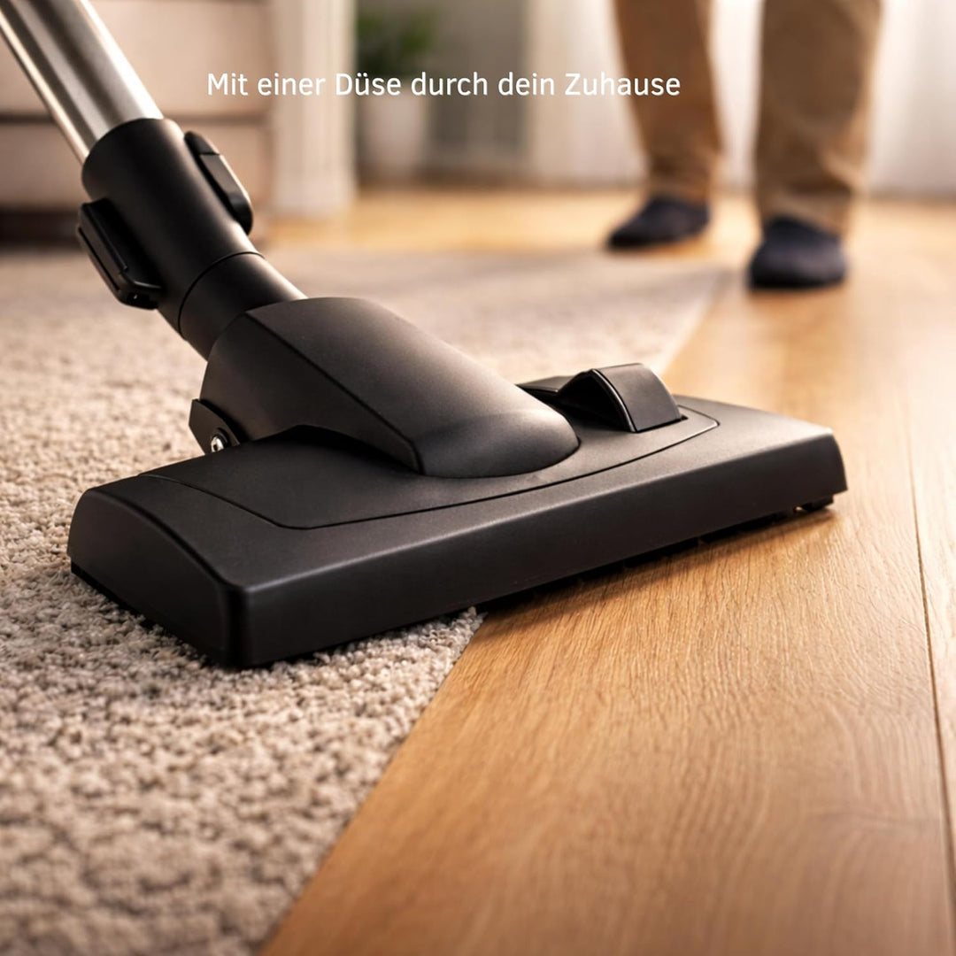 Bodendüse für Miele S 5380, S5380 / S 5381 EcoLine, S5381 umschaltbar mit Einrast- und Parkvorrichtu