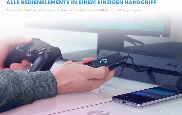 Creative Sound Blaster G3 Tragbare Konsolen-Gaming Externe Soundkarte USB-C DAC-Verstärker, kompatib
