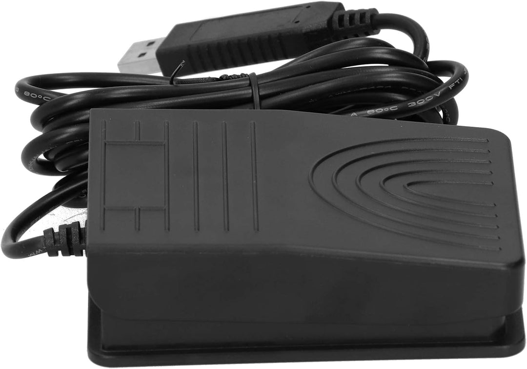 USB-Fussschalter Tragbares professionelles Spielsteuerungs-Fussschalter ABS-Fusspedal für Computer