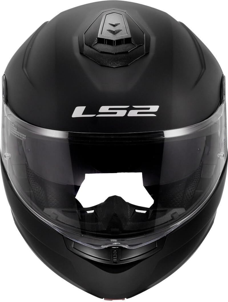 LS2, klapphelme moto STROBE II matt black, XS Matt-schwarz XS, Matt-schwarz XS