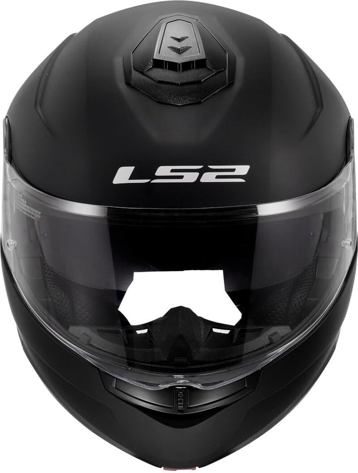 LS2, klapphelme moto STROBE II matt black, XS Matt-schwarz XS, Matt-schwarz XS