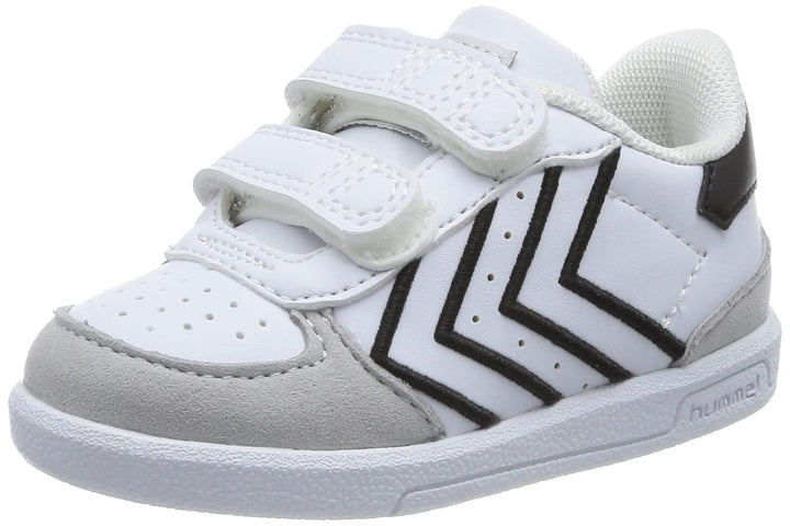 hummel Klettverschluss Sneaker Low Victory Kinder Grösse, White Black