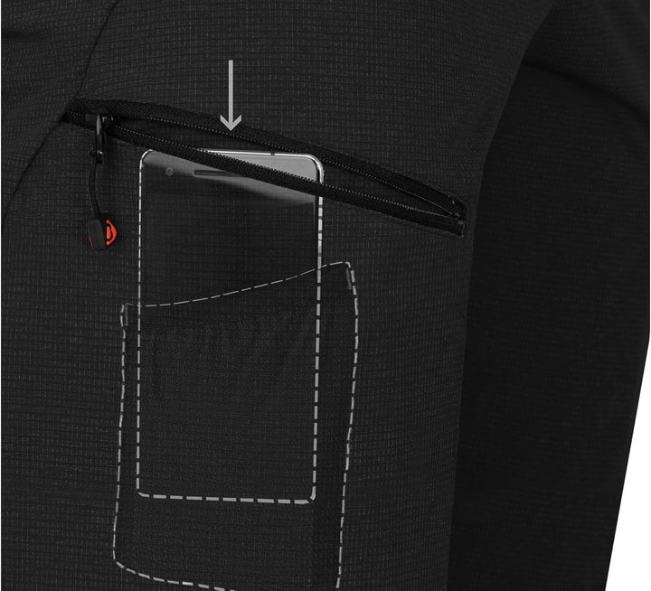 Bergson PORI Bermuda | Damen Wandershorts - Robust &amp; elastisch Damen Wandershorts in Bermuda-Länge,