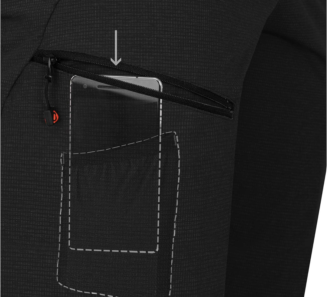 Bergson PORI Bermuda | Damen Wandershorts - Robust &amp; elastisch Damen Wandershorts in Bermuda-Länge,