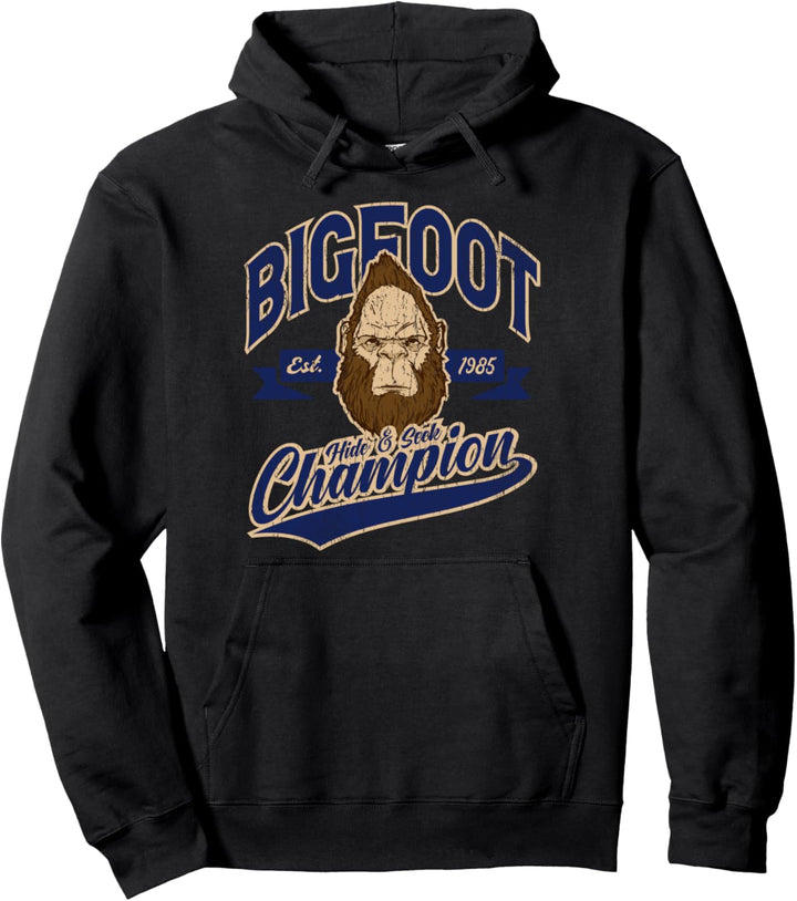 Bigfoot Versteckspiel Champion Vintage High School Pullover Hoodie