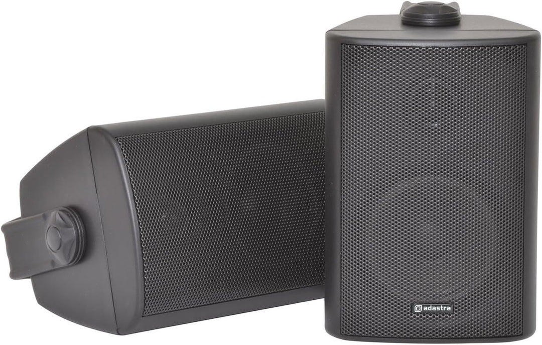 Adastra | Hochwertige Stereo-Lautsprecher Werden paarweise geliefert, max. 60 W, schwarz. Schwarz 3