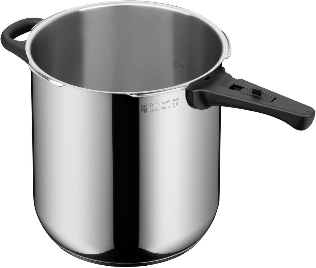 WMF Perfect One Pot Schnellkochtopf Induktion 8,5l, Dampfkochtopf, grosses Kochsignal, 2 Kochstufen,