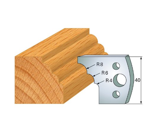 Flury SP-Profilmesser 40 x 4 mm Profil No 133