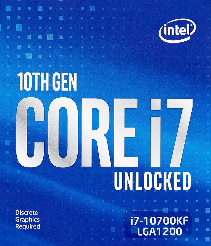 Intel Core i7-10700KF (Basistakt: 3,80GHz; Sockel: LGA1200; 125 Watt) Box