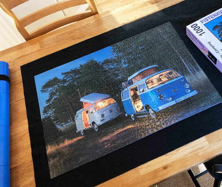 PISTENKUH Puzzle - Vanlife Edition - Retro-Camping-Bus - 1000 Teile