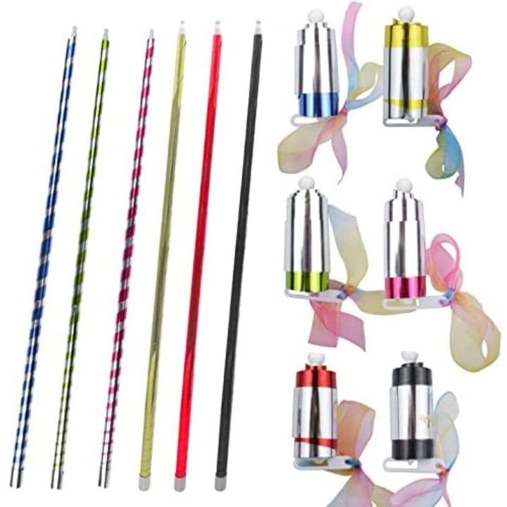 6 Stück Magischer Zauberstab 93CM Stab Tragbare Magischer Zauberstab Magic Stab Martial Arts Kunstst