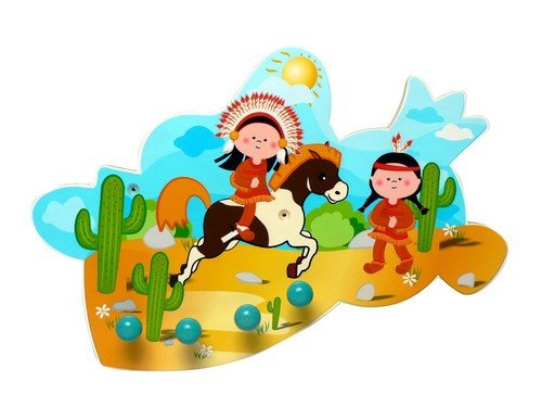 Hess Garderobe Kindergarderobe Indianer
