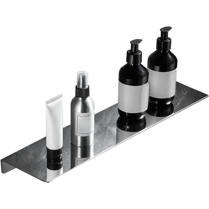 30CM Duschablage Ohne Bohren SUS304 Edelstahl Badablage Chrom Selbstklebende für Badezimmer Schlafzi