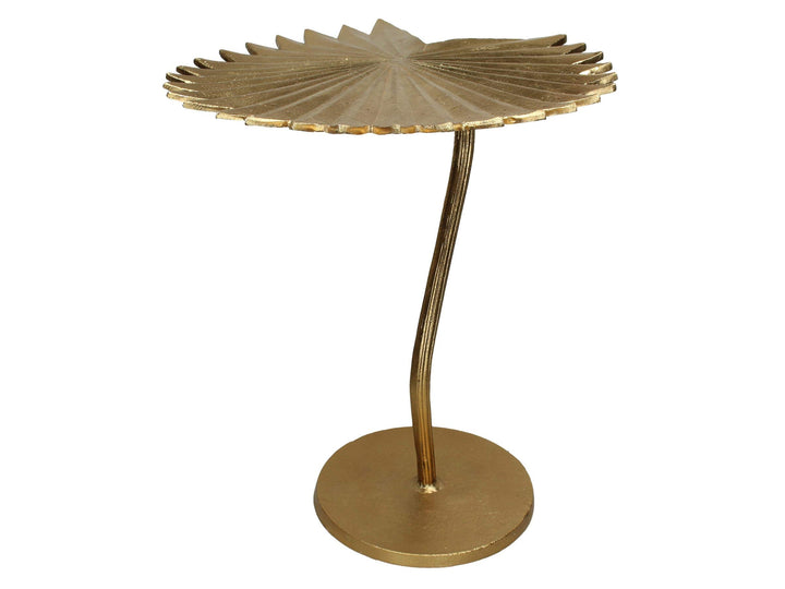 Beistelltisch Leaf - Metall - Gold - Couchtisch