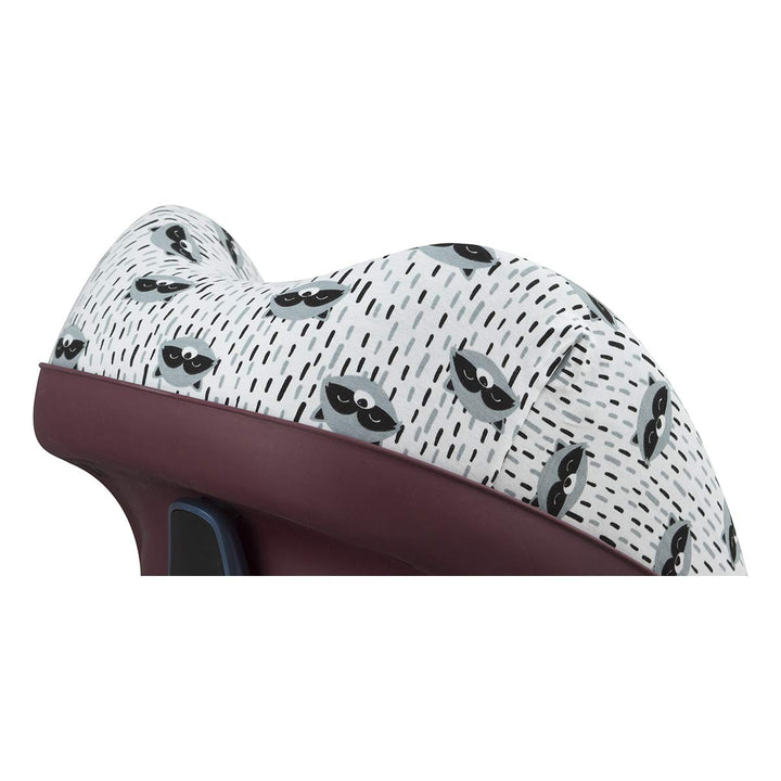 JYOKO Kids Baumwollbezug für Autositz kompatibel mit Pebble Maxi Cosi, Bebe Confort (Raccoon), Racco