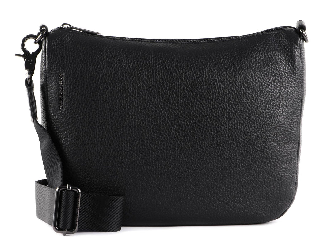 Mandarina Duck Damen Mellow Leather HOBO Schwarz, Schwarz