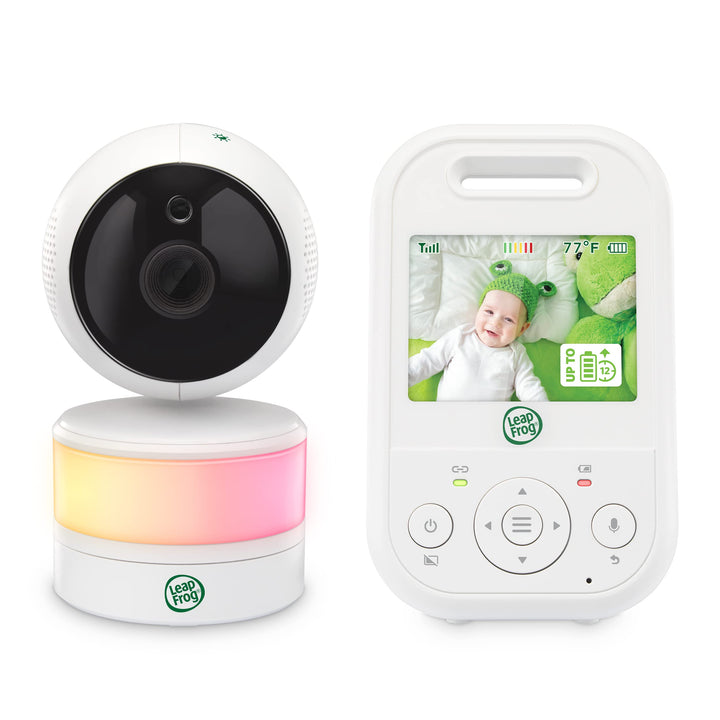 LeapFrog LF2513 Babyphone mit Kamera, Schwenk- und Neige Video Baby Monitor, 2.8 Inch Display, Nacht