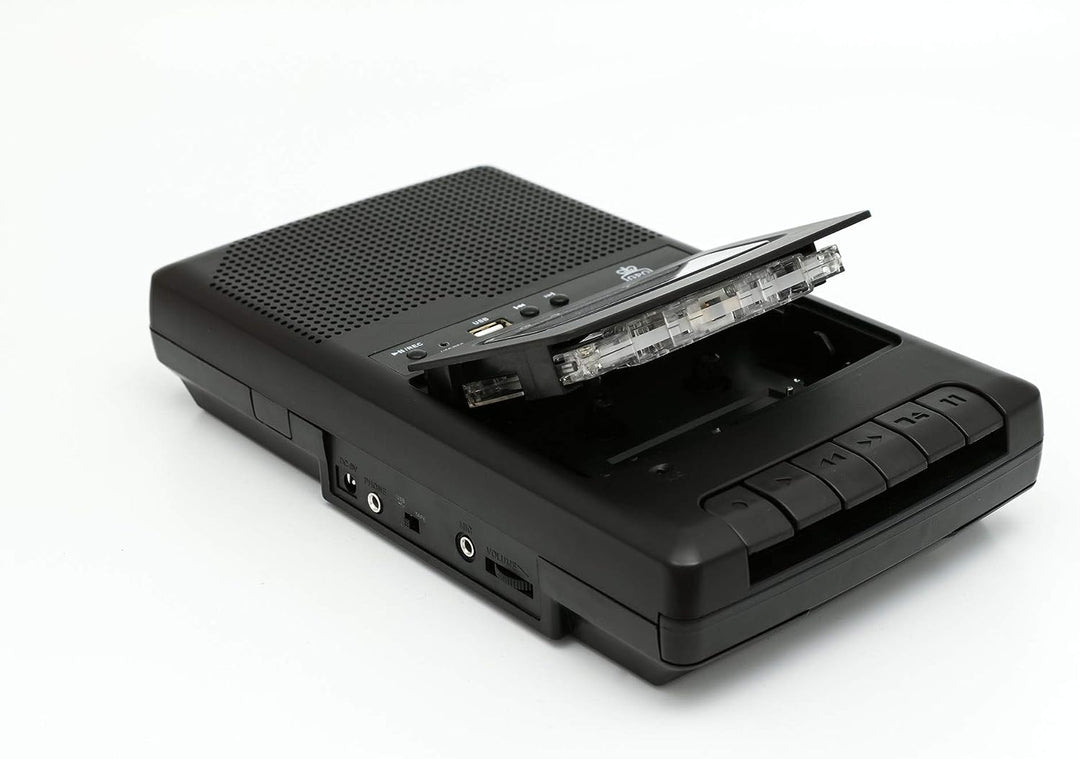 GPO CRS132B Kassettenrekorder mit externem Mikrofon und