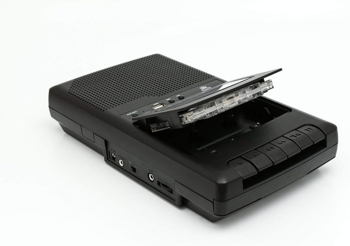 GPO CRS132B Kassettenrekorder mit externem Mikrofon und