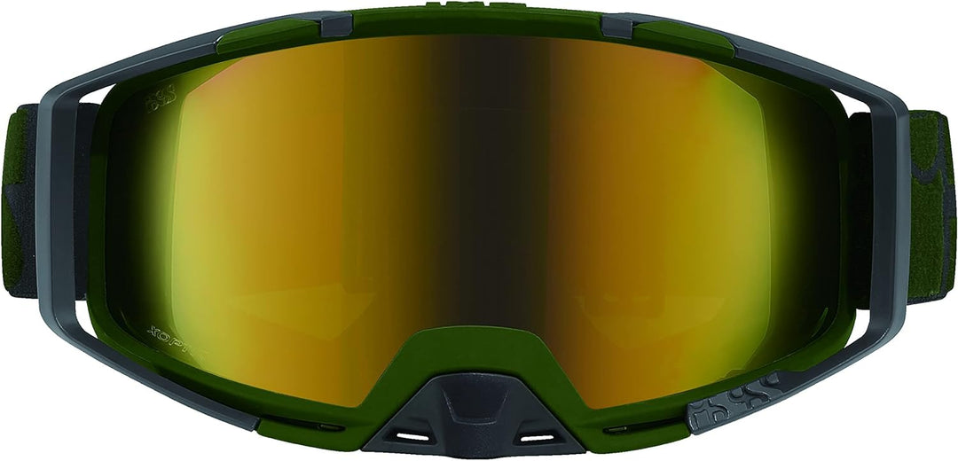 IXS Hack Goggles oliv/gold