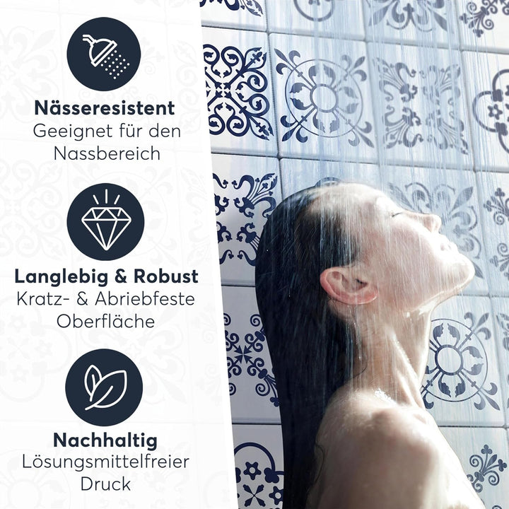 CREATISTO Mosaik Klebefliesen Stickerfliesen Fliesenfolie - Aufkleber Folie für Fliesen I Stickerfli