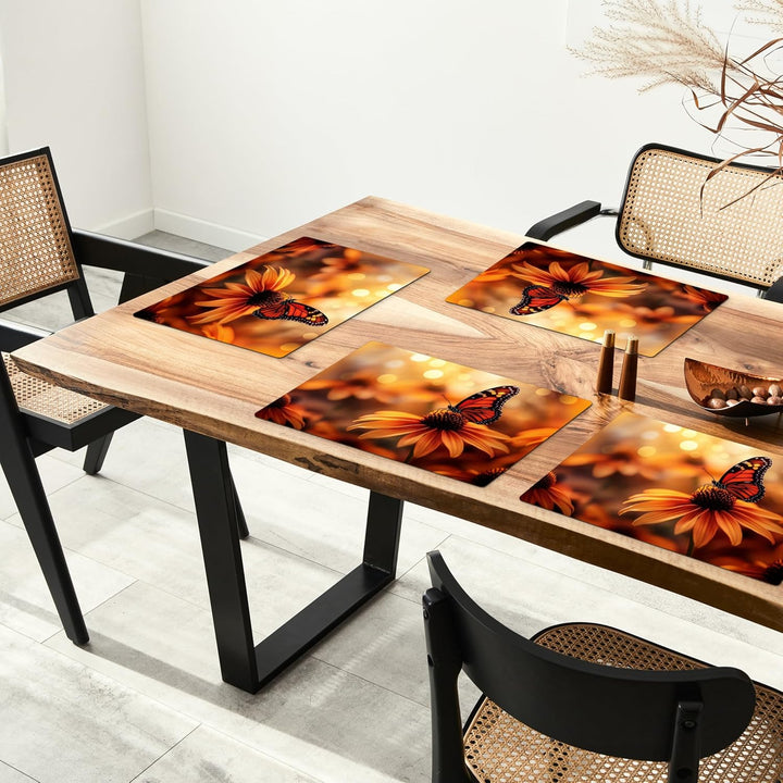 KitchenYeah© Platzsets Abwaschbar 6-Teilig 45x30 cm Tischsets Platzdeckchen Platzset Unterlage Tisch