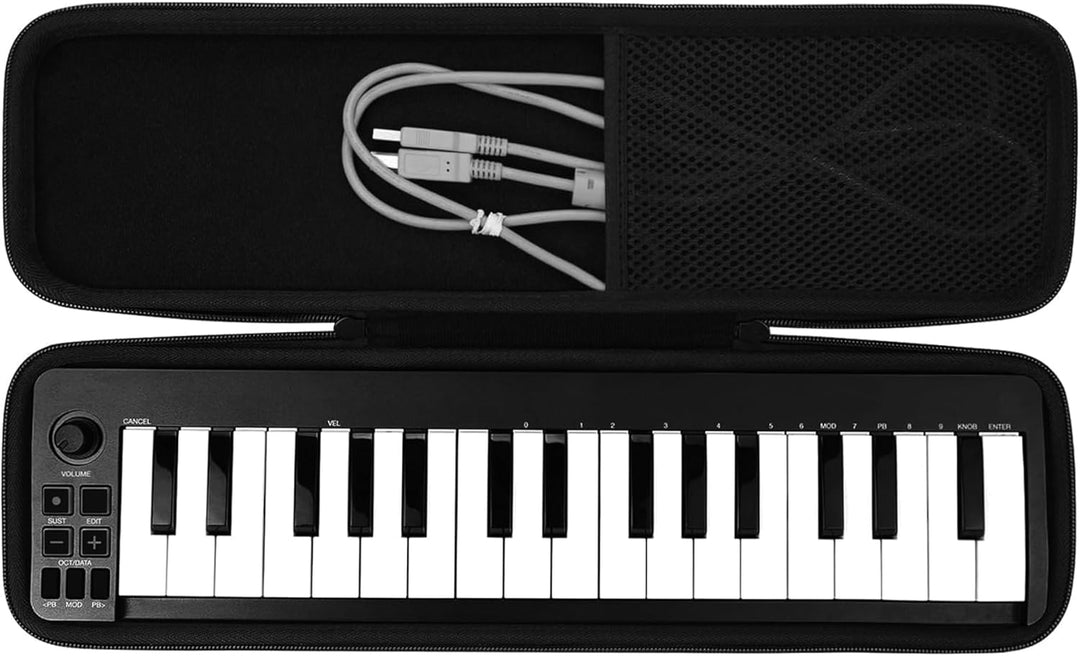 Khanka Hart Tasche Schutzhülle für M-Audio Keystation Mini 32 MK3/Mk2 II Kompakter 32 Tasten USB MID