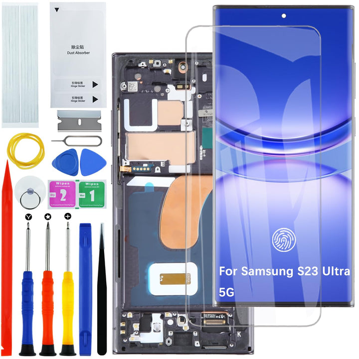 OLED Display für Samsung Galaxy S23 Ultra 5G S918B S918B/DS S918U S918U1 S918W LCD Display Bildschir