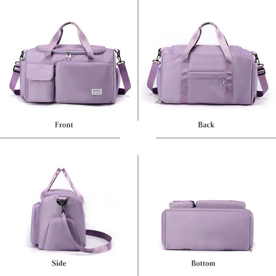 CORIOS Reisetaschen Duffle Bag für Damen/Herren Faltbare Weekender Übernachtung Tasche Nylon Sportta