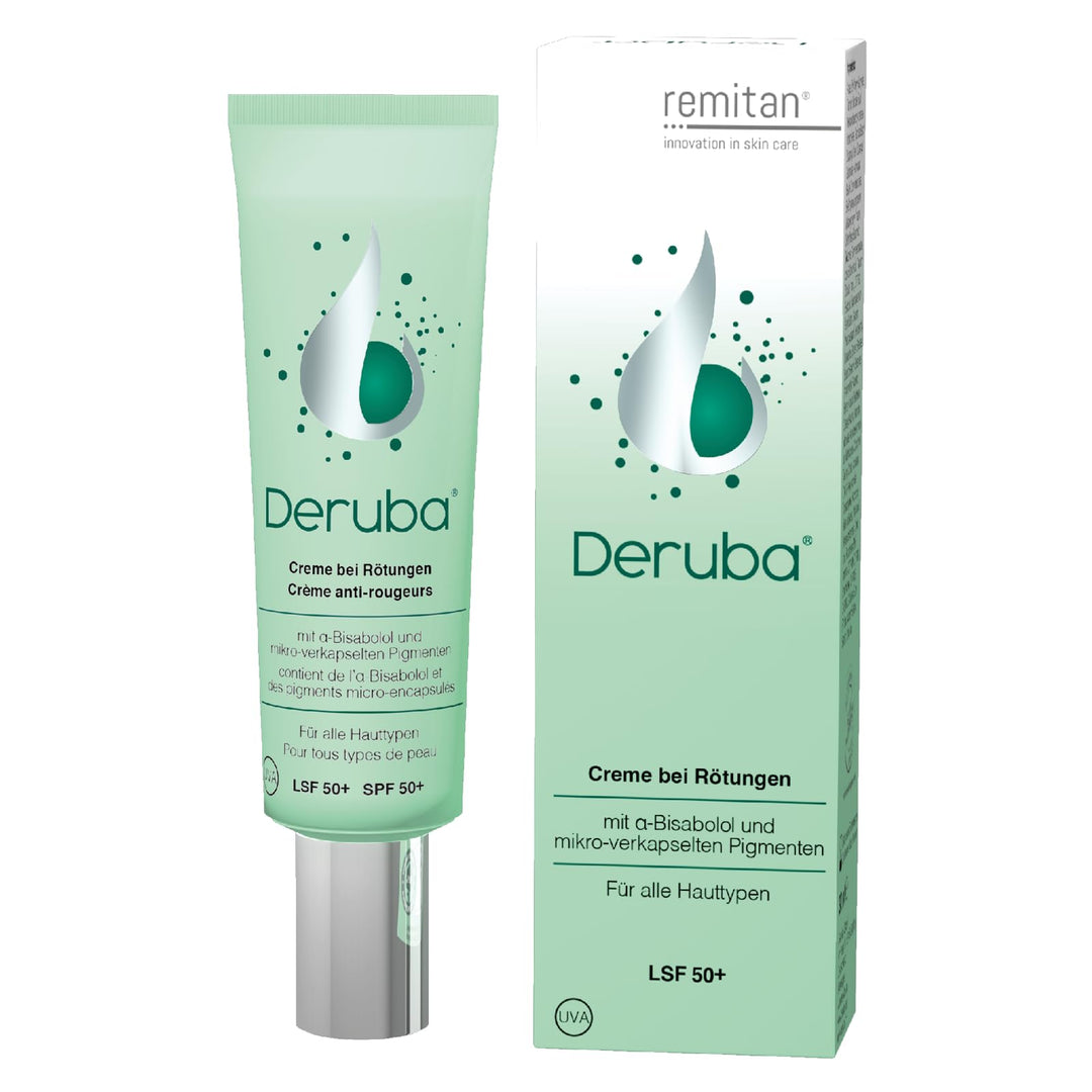 Deruba – Creme bei Rötungen mit LSF 50+ – von Dermaexperten entwickelt – 30 ml