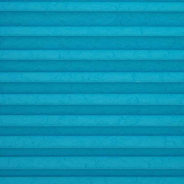 Liedeco® Plissee verspannt mit Klemmträger / 60 x 150 cm Blue Lagoon (blau) (Breite x Höhe) / lichtd