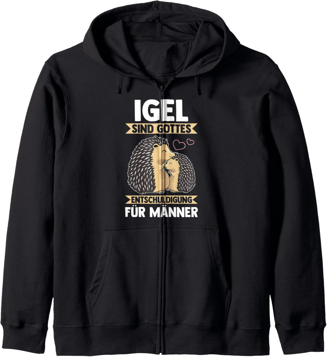 Igel Lustiger Spruch Igel Kapuzenjacke