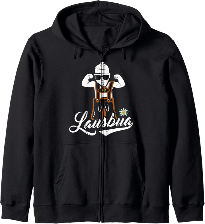 Lausbua T-Shirt Herren Trachtenshirt Kinder Trachten Kapuzenjacke