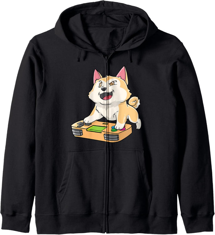 Akita Anime Gaming Gamer Kawaii Kapuzenjacke