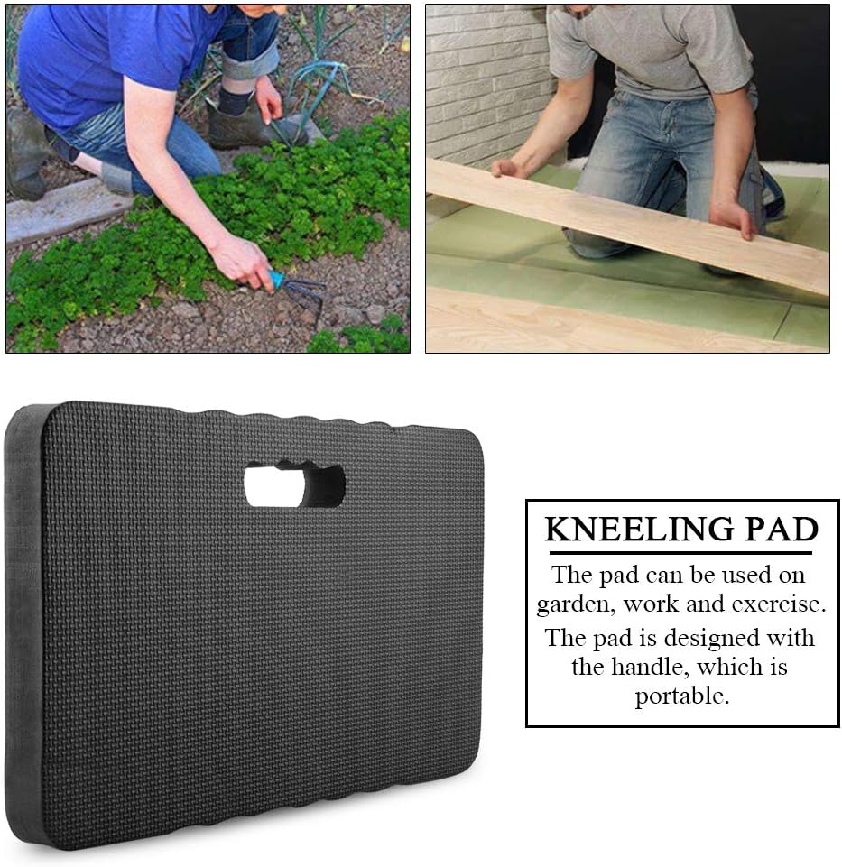 Zerodis Kniekissen, Extra Dickes Kniekissen, für die Arbeit Im Garten, Sport, Babybadewanne (Schwarz