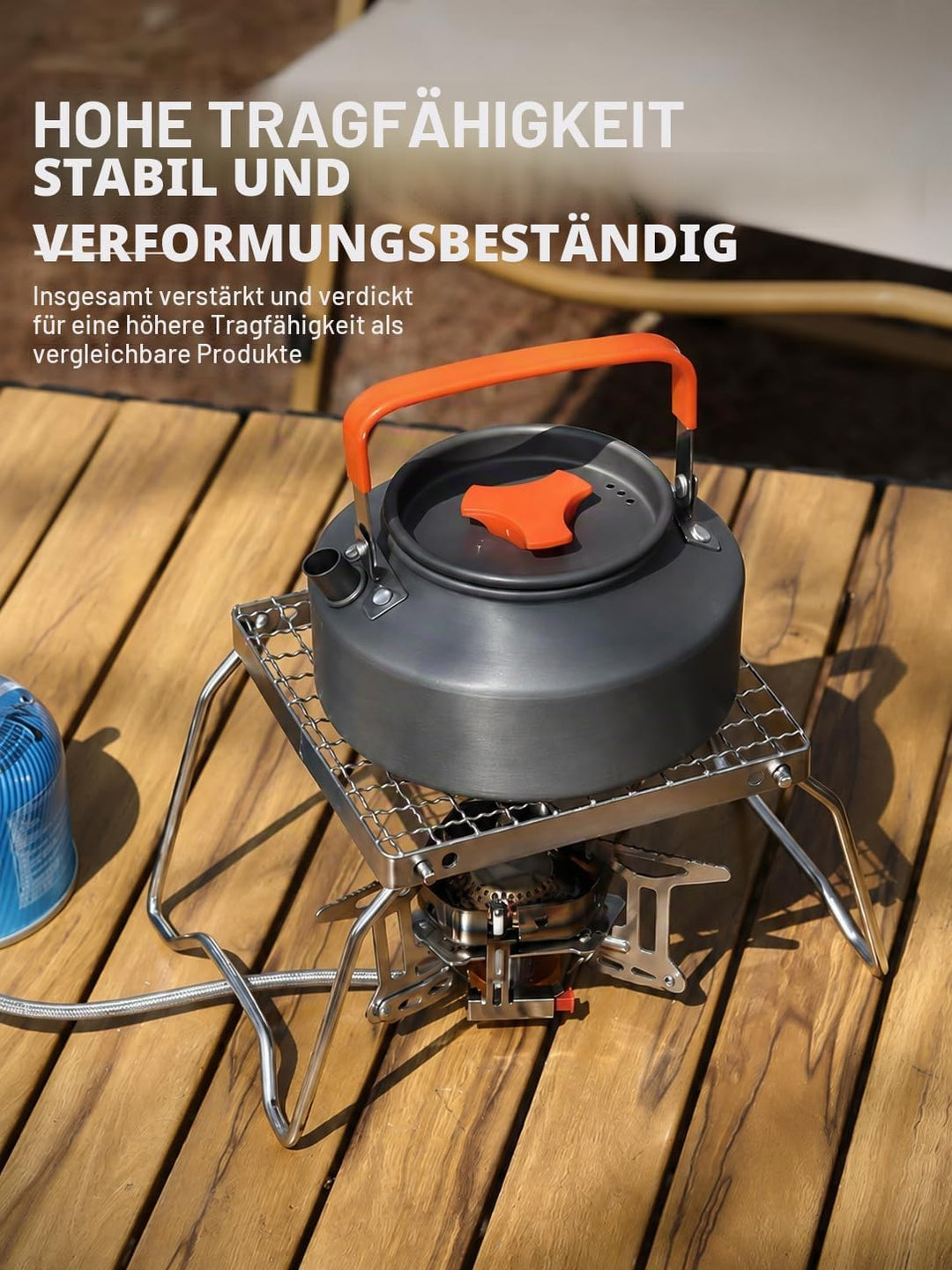 Campinggrills, Klappbarer Grillrost, 16 x 16 cm Lagerfeuergrill, tragbarer Lagerfeuergrill, silberfa