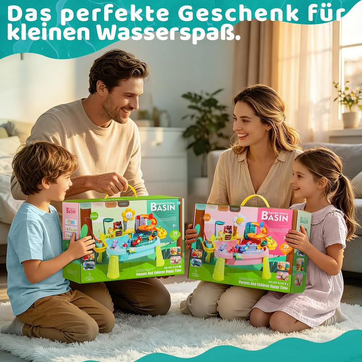 Kinder Spülbecken, Kinderwaschbecken mit Wasserkreislauf, Waschbecken Kinder mit Wasserfunktion, Was